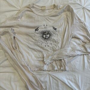 Urban Outfitters Graphic Long Sleeve Shirt